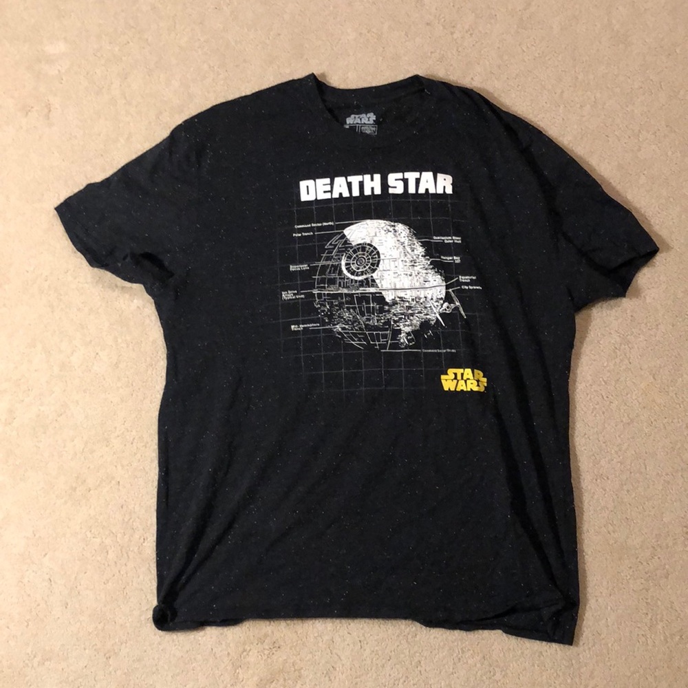 mens xl death star graphic tee